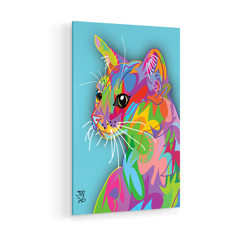 Tom Cat 2025 Print on Acrylic by TECHNODROME1 (16"H x 24"W x 0.25"D)