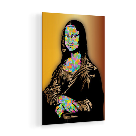 Mona Lisa 2025 Print on Acrylic by TECHNODROME1 (16"H x 24"W x 0.25"D)