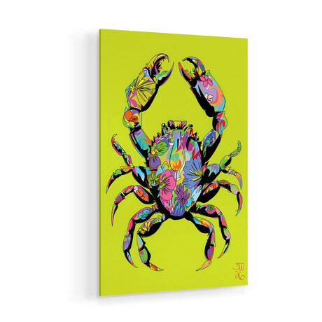 Flower Crab 2026 Print on Acrylic by TECHNODROME1 (16"H x 24"W x 0.25"D)