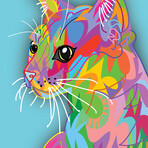 Tom Cat 2025 Print on Acrylic by TECHNODROME1 (16"H x 24"W x 0.25"D)