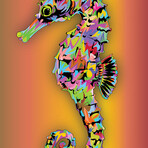 Sea Horse 2026 Print on Acrylic by TECHNODROME1 (16"H x 24"W x 0.25"D)