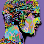 Statue Head Profile 2025 Print on Acrylic by TECHNODROME1 (16"H x 24"W x 0.25"D)