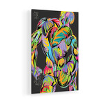 Back Muscles Print on Acrylic by TECHNODROME1 (16"H x 24"W x 0.25"D)