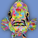 Fishy 2026 Print on Acrylic by TECHNODROME1 (16"H x 24"W x 0.25"D)