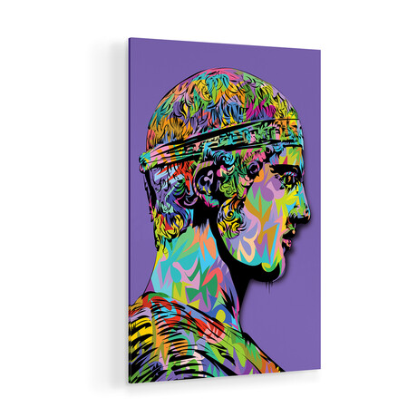 Statue Head Profile 2025 Print on Acrylic by TECHNODROME1 (16"H x 24"W x 0.25"D)