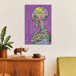 Skeleton Shoulders Print on Acrylic by TECHNODROME1 (16"H x 24"W x 0.25"D)