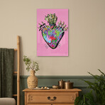 Heart Swords Print on Acrylic by TECHNODROME1 (16"H x 24"W x 0.25"D)