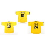 Al Oliver, Omar Moreno & Mike Easler // PIT Pirates // Signed Jersey