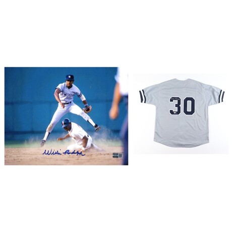 Willie Randolph // NY Yankees // Signed Jersey + Signed Photo