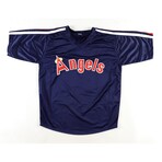 Reggie Jackson // CAL Angels Signed Jersey + BAL Orioles Signed Photo