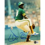 Jim "Catfish" Hunter & Vida Blue // Oakland Athletics // Signed Photo
