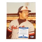 Reggie Jackson // CAL Angels Signed Jersey + BAL Orioles Signed Photo