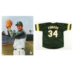 Rollie Fingers // Oakland Athletics // Signed Jersey + Signed Photo