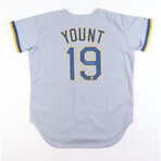 Robin Yount & Ted Simmons // MIL Brewers // Signed Jersey + Signed Photo