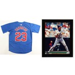Ryne Sandberg // CHI Cubs // Signed Jersey + Signed Custom Framed Photo