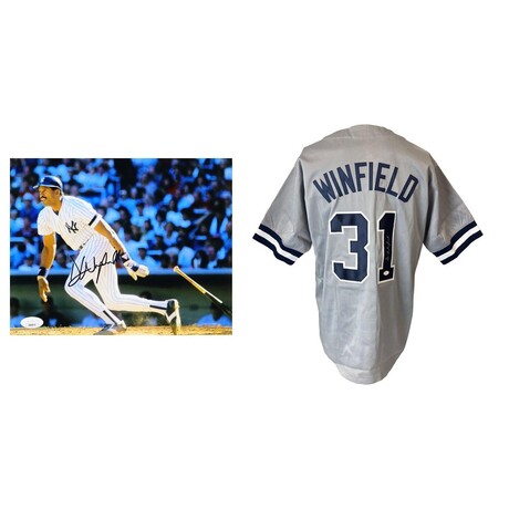 Dave Winfield// // NY Yankees // Signed Jersey + Signed Photo