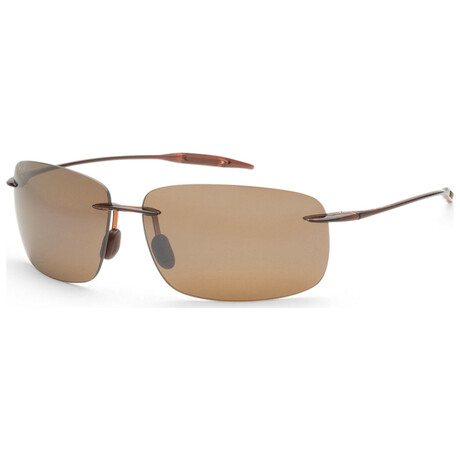 Breakwall // Men's Rectangular // Brown + Polarized HCL Bronze Gradient