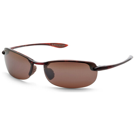 Makaha // Unisex Rectangular // Tortoise + Polarized Brown Mirror