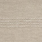 Maui Cable Knit Hand - Woven Area Rug  //  Natural (3'3" x 5'3")