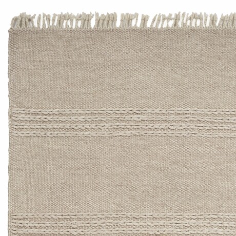 Maui Cable Knit Hand - Woven Area Rug  //  Natural (3'3" x 5'3")