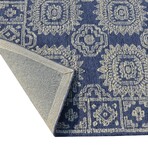 Hudson Suzani Hand Tufted Area Rug  //  Navy (2'3" x 8' Runner)