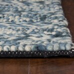 Cortico Heather Hand - Woven Area Rug  //  Blue (3'3" x 5'3")