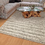 Cortico Heather Hand - Woven Area Rug  //  Grey (9' x 13')