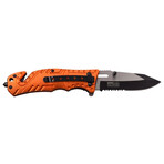 Spring Assisted Knife // TF-835 // LED (Orange - EMT)