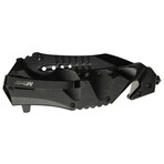 Spring Assisted Knife // MT-A845 // Stonewash (Black)