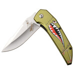 Spring Assisted Knife // MT-A1129 // Flying Tiger (Green)