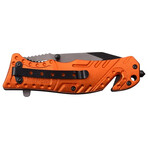Spring Assisted Knife // TF-835 // LED (Orange - EMT)