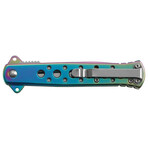 Spring Assisted Knife // TF-698 // Spear Point (Rainbow)