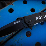 Spring Assisted Knife // TF-525 (Black - Police)