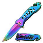 Spring Assisted Knife // TF-844 (Rainbow)