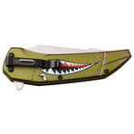 Spring Assisted Knife // MT-A1129 // Flying Tiger (Green)