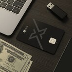 X Card Cold Wallet // Black