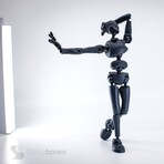 Stickybones in Dark Storm + White Fly-Rig