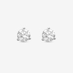 14k White Gold + 2.00ct. Diamond Martini Stud Earrings
