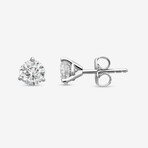14k White Gold + 1.25ct. Diamond Martini Stud Earrings