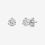 14k White Gold + 1.25ct. Diamond Martini Stud Earrings
