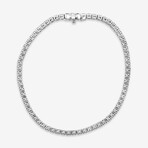 14k White Gold + 3.00ct. Diamond 4-Prong Tennis Bracelet // 7"