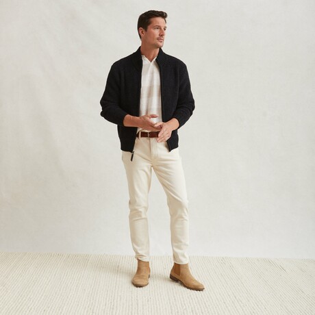 Full Zip Cozy Hoodie // Black (MED)