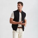 Cozy Vest // Black (SMALL)