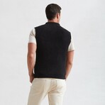 Cozy Vest // Black (SMALL)