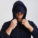 Sleep Eyemask Hoodie // Navy (SMALL)