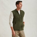 Cozy Vest // Olive (SMALL)