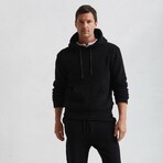 Sleep Eyemask Hoodie // Black (SMALL)