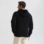Pullover Hoodie // Black (SMALL)