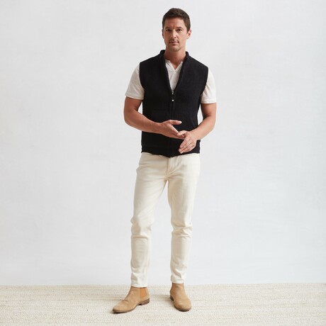 Cozy Vest // Black (SMALL)