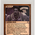 Luther Head // IL Fighting Illini // Signed 2005 Press Pass Old School Rookie Basketball Card #10
